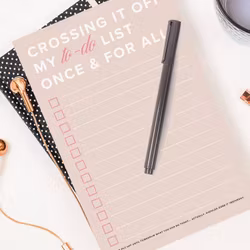 Kitty Meow Boutique- "Crossing It Off My To-Do List"  - Notepad