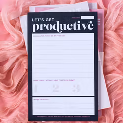 Kitty Meow Boutique- "Let's Get Productive"  - Notepad