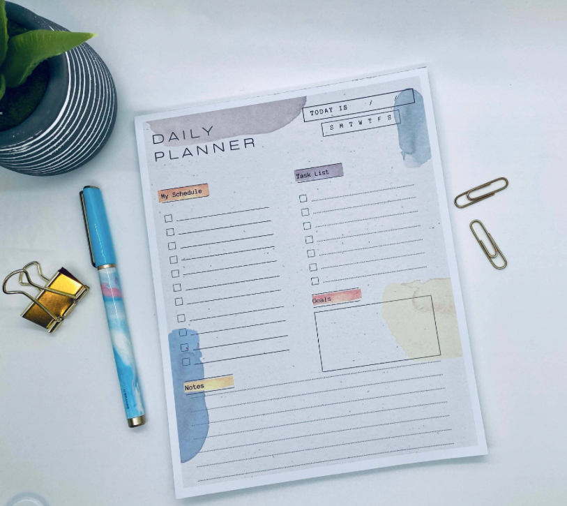Daise &. Co:Daily Planner Notepad