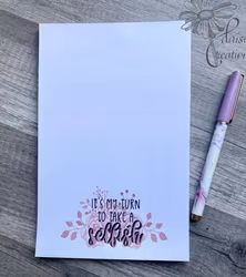 Daise & Co: "It's My Turn to Take a Selfish"  Notepad