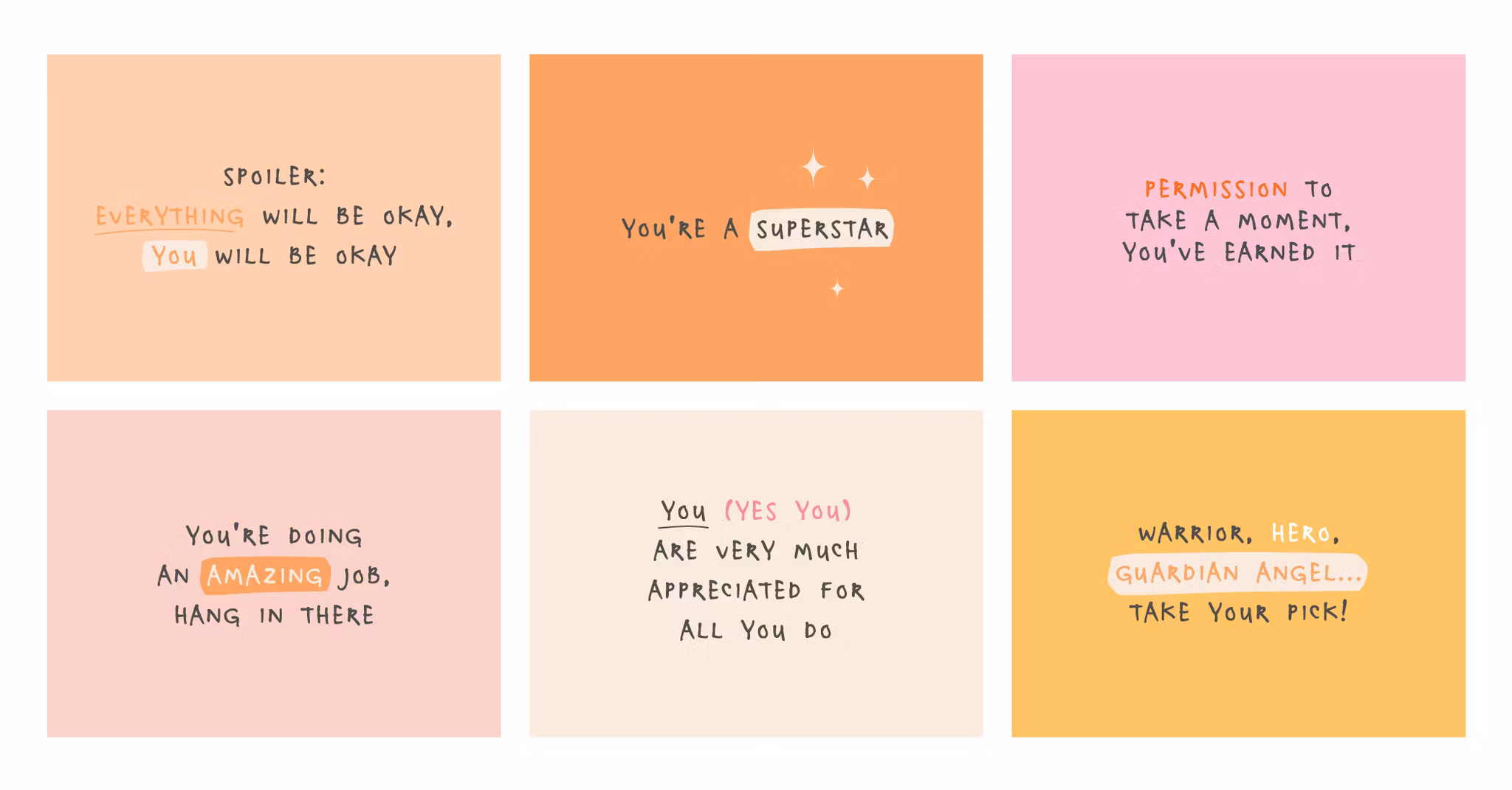 Bread & Jam - Superstar Notecard Set