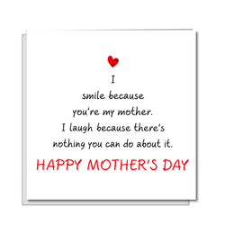 Funny Mothersday Card  - by Swizzoo