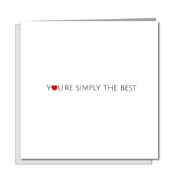 Simply the Best Card  - by Swizzoo