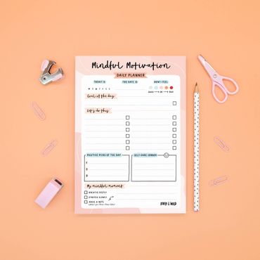 Inky in The Wild - A5 Mindful Motivation Daily Planner