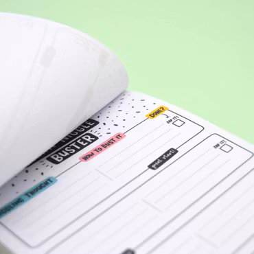 Inky in The Wild - A6 Brain Niggle Buster Notepad