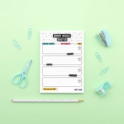 Inky in The Wild - A6 Brain Niggle Buster Notepad
