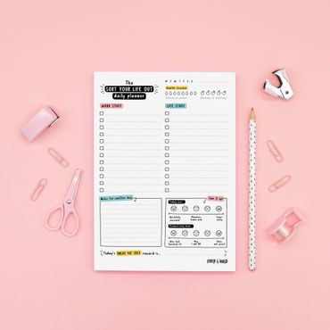 Inky in The Wild - Sort Your Life Out Daily Planner Notepad