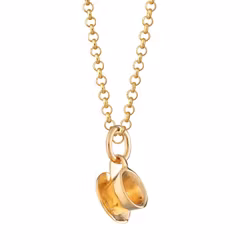 Lily Charmed - Coffe Cup Gold Necklace