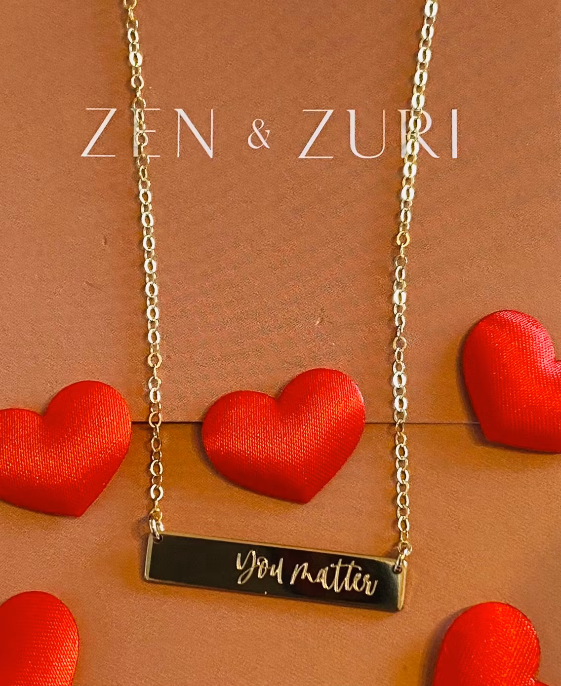 Zen & Zuri Gullkjede - "You Matter"
