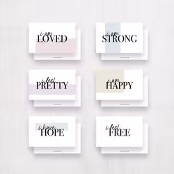 Emma Pitt - 6pk "Affirmation" kort