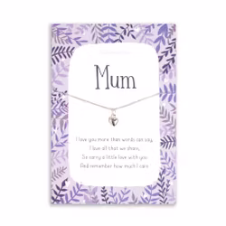 Manta Makes - Hjerte Sølvkjede - "Mum"