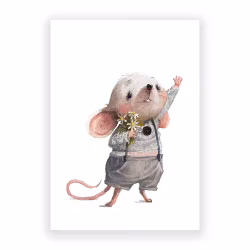 Occasions Greeting Card - Mighty Mouse