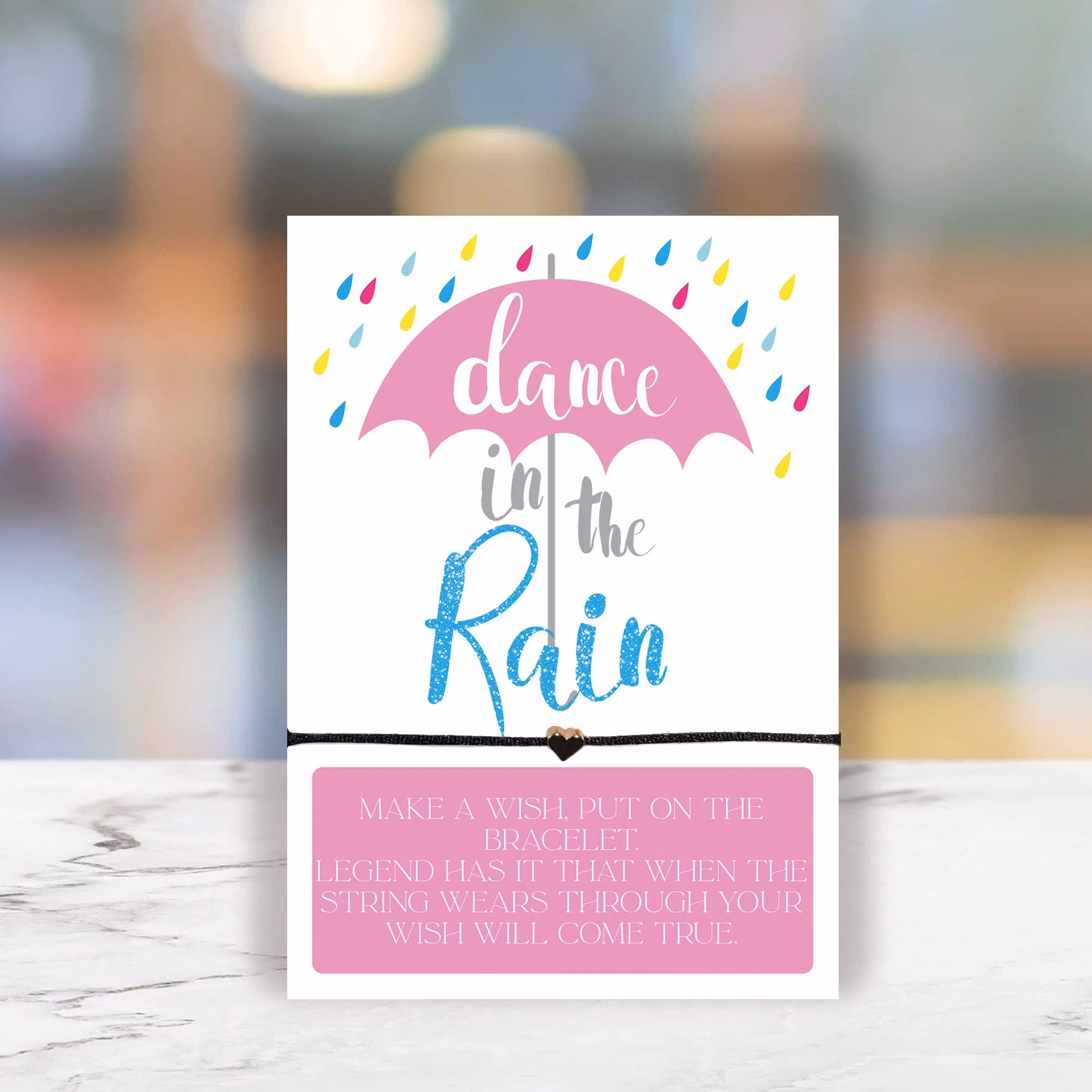 Occasions Wish String - "Dance in the Rain"