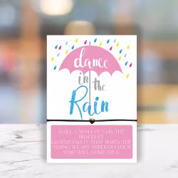 Occasions Wish String - "Dance in the Rain"
