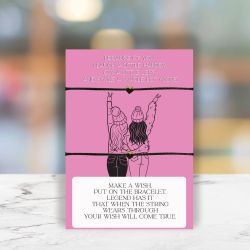Occasions - Double Wish String - "Because of you"