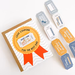 Curated for you Gift - Fathers Day Activity Coupons Card