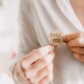 Jodie Gaul & Co - Love You Valentine’s Day Badge Token