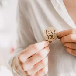 Jodie Gaul & Co - Love You Valentine’s Day Badge Token
