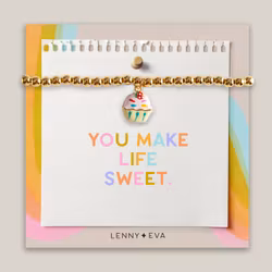 Lenny&Eva Bracelet - Friendship Bracelet - CUPCAKE Gold