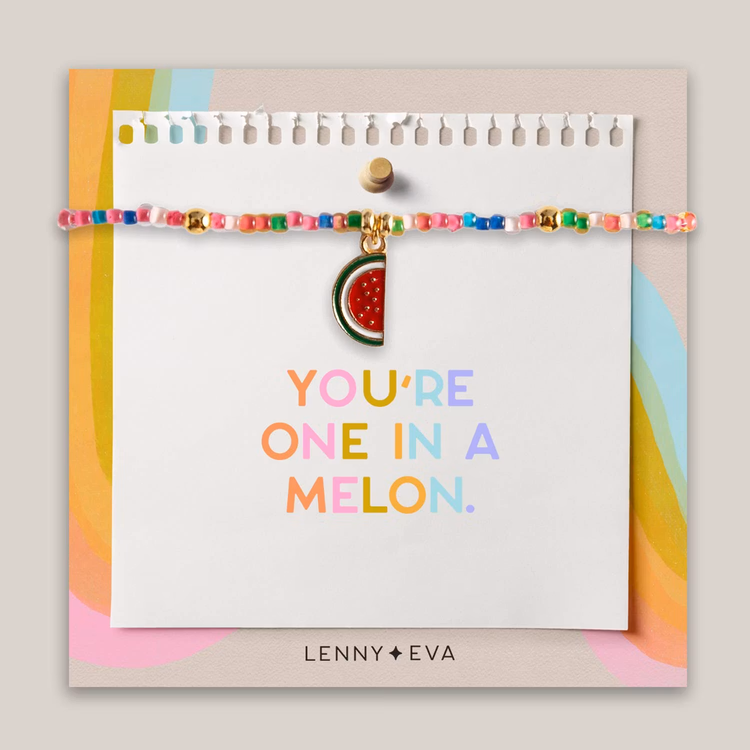 Lenny&Eva Bracelet - Friendship Bracelet - MELON Rainbow