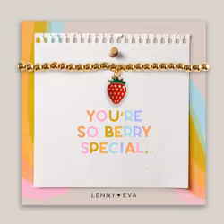 Lenny&Eva Bracelet - Friendship Bracelet - STRAWBERRY Gold