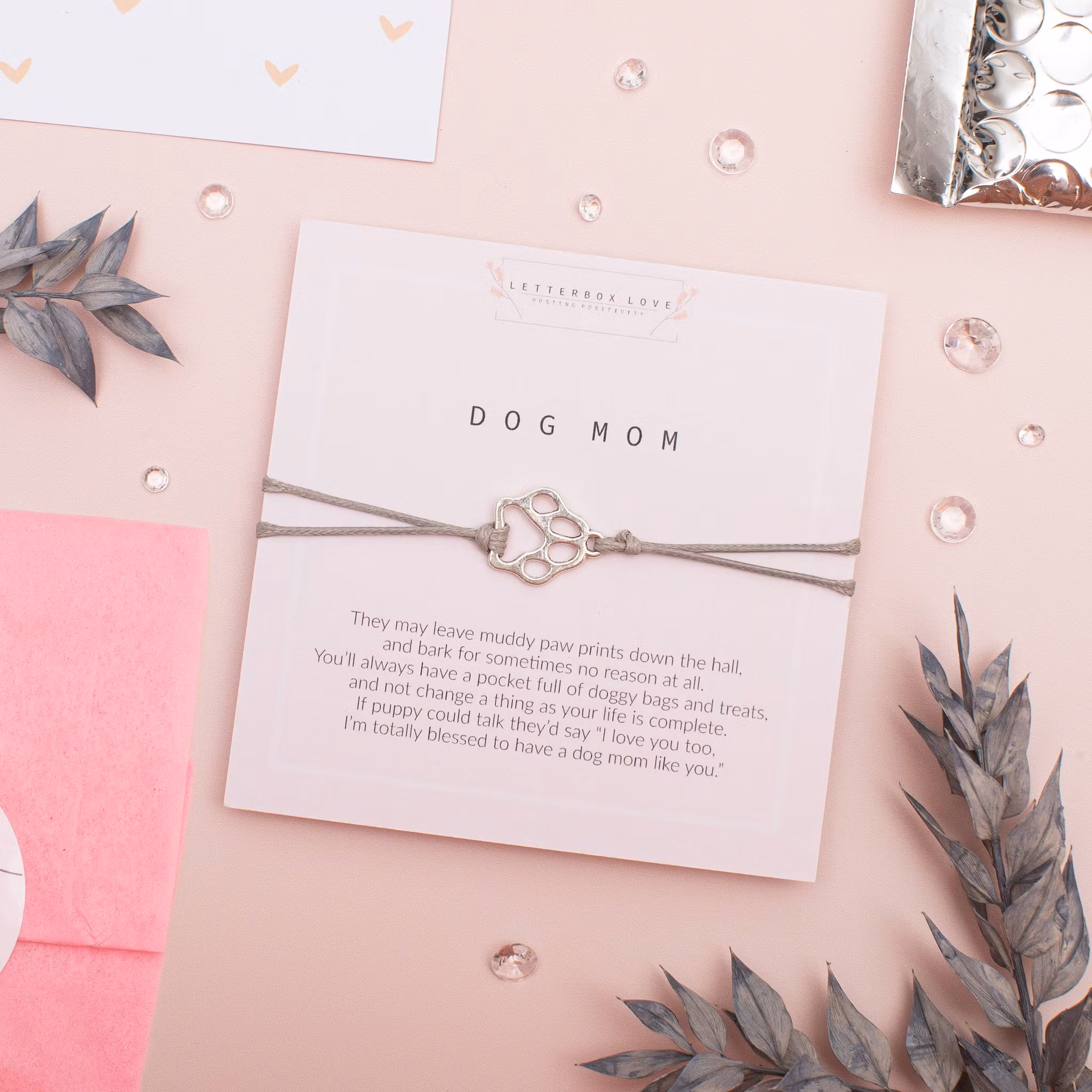 Letterbox Love - Dog Mom Wish Bracelet