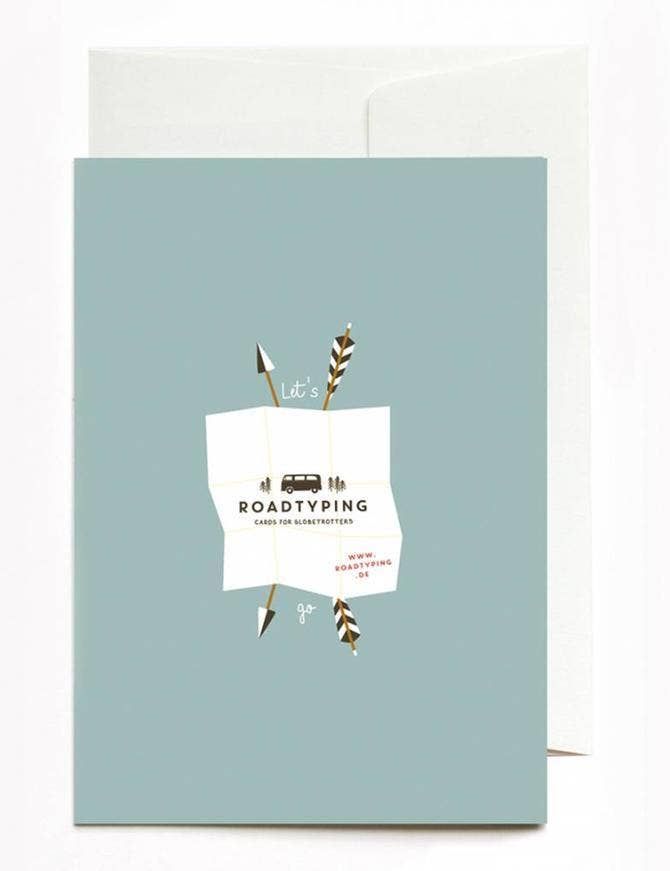 Roadtyping - Greeting card IF YOU DONT GO