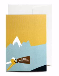 Roadtyping - LET THE ADVENTURE BEGIN greeting card