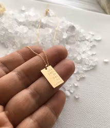 One Life Jewellery . "The best is yet to come" Gold Necklace