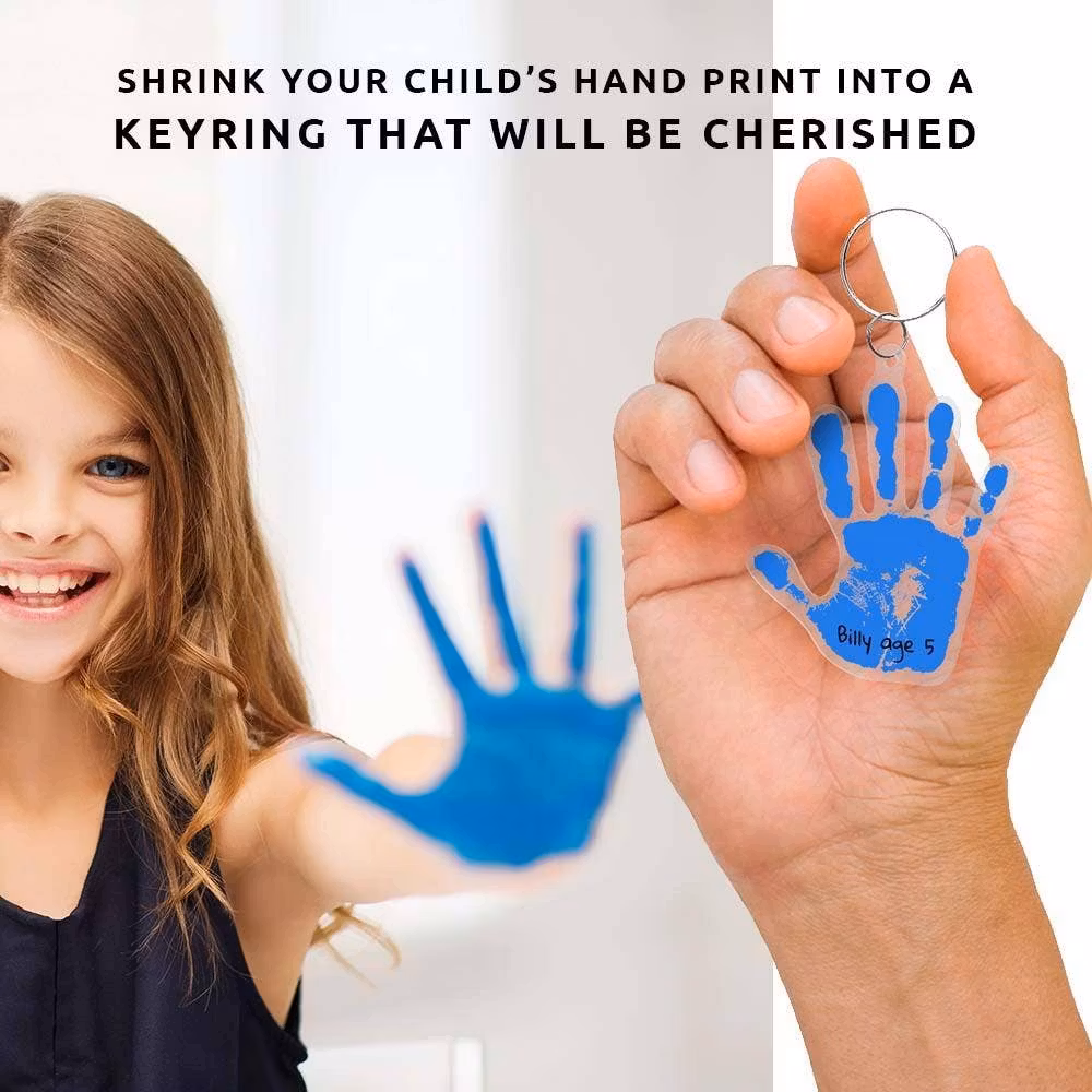 Pikkiiki - Hand Print Shrink Key Chain Kit