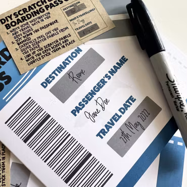 Prints with Personality - Holiday Scratch and Reveal Card