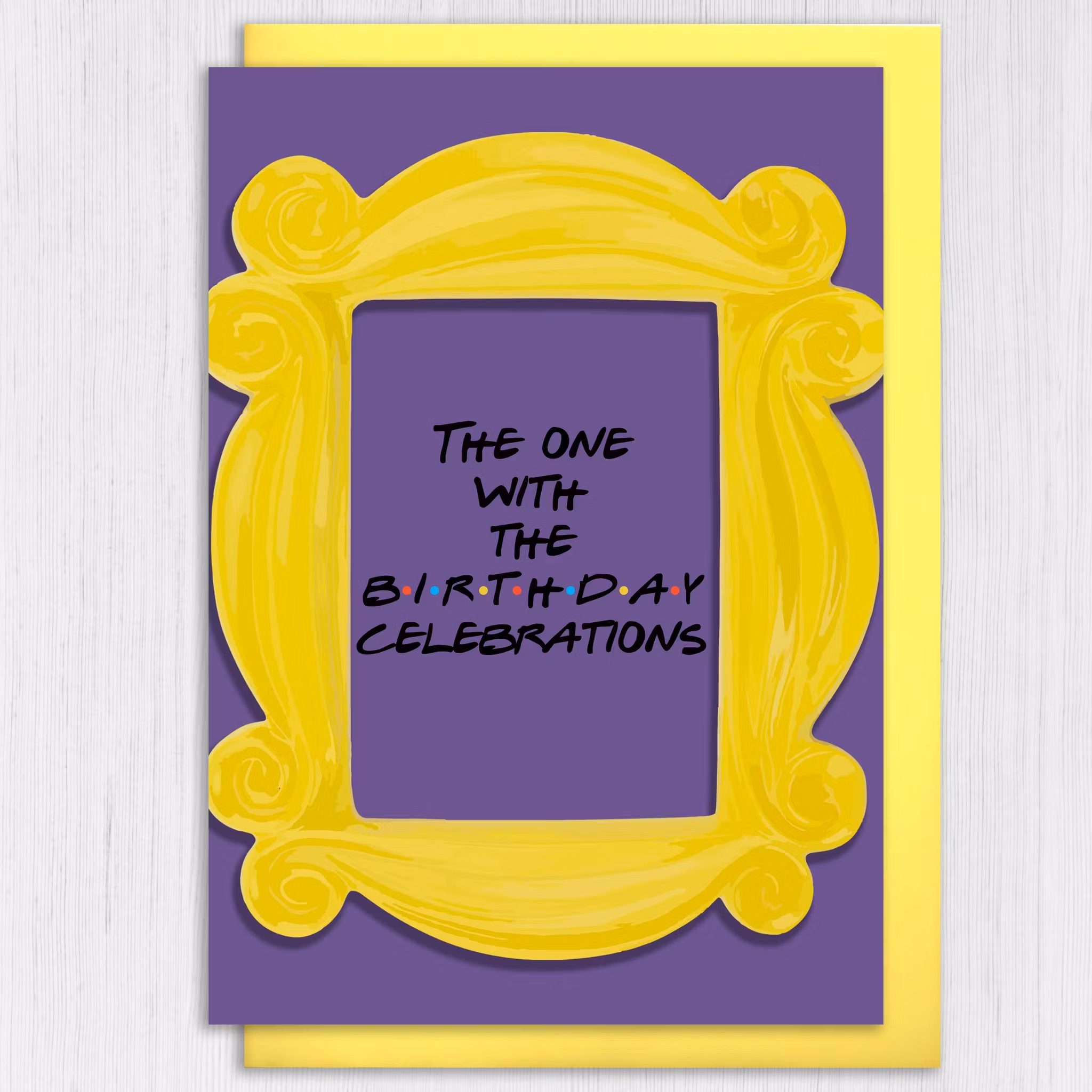 Prints with Personality - Friends Card: "The one with the birthday celebrations" Card