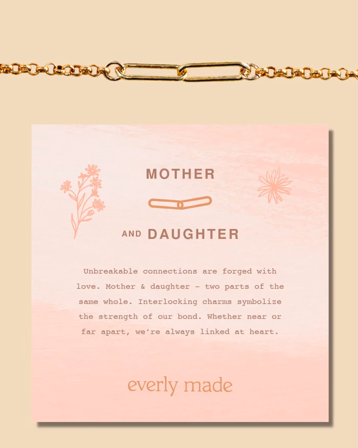 Everly Made - MOR & DATTER Gullarmbånd