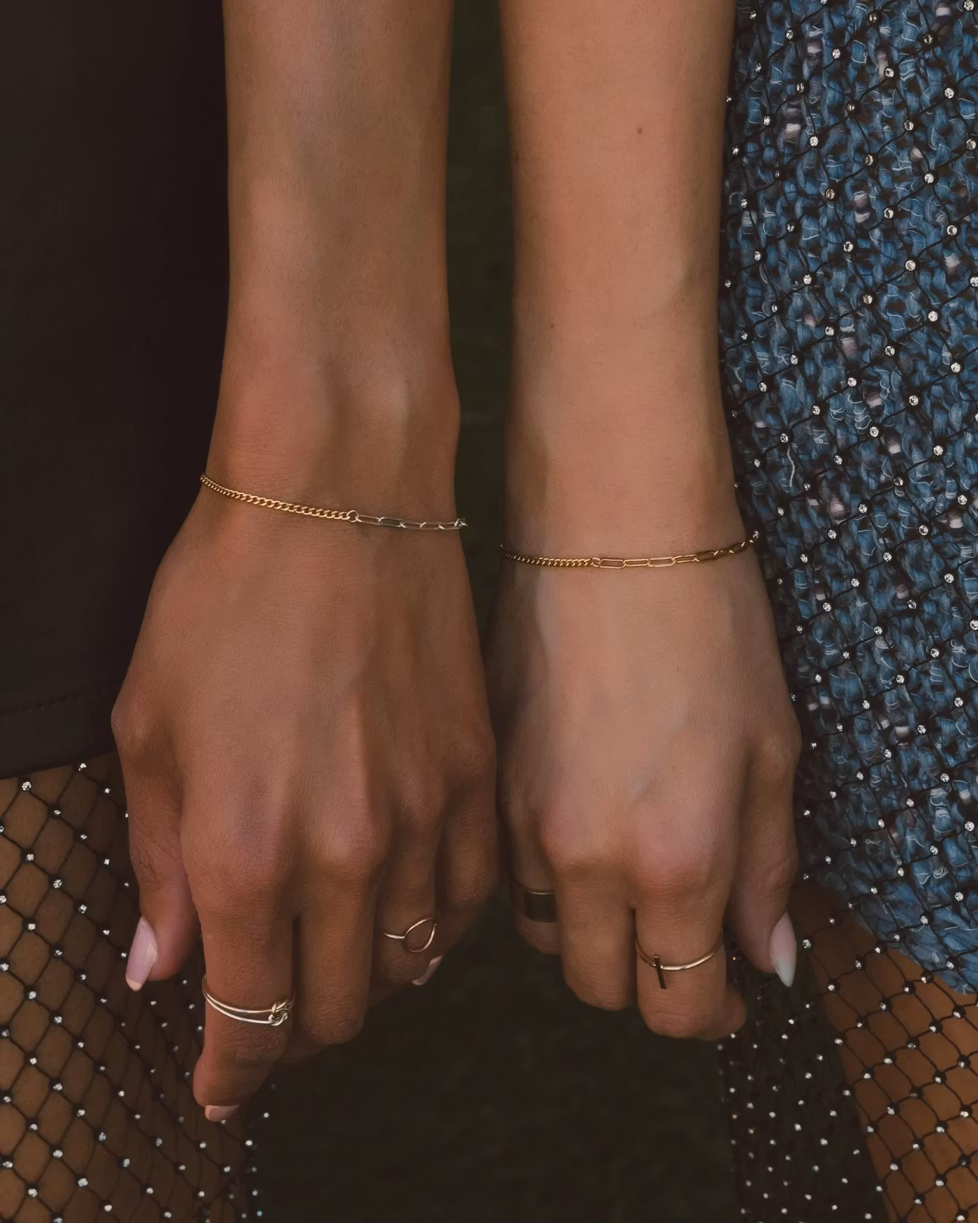 Everly Made - FRIENDSHIP Curterra armbånd i Gull