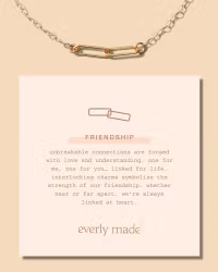 Everly Made - FRIENDSHIP Gullkjede