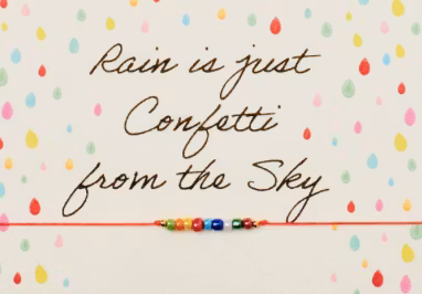 By Vivi: Bracelet Card - Confetti