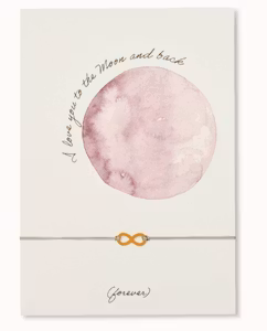 By Vivi: Bracelet Card - To the Moon and Back