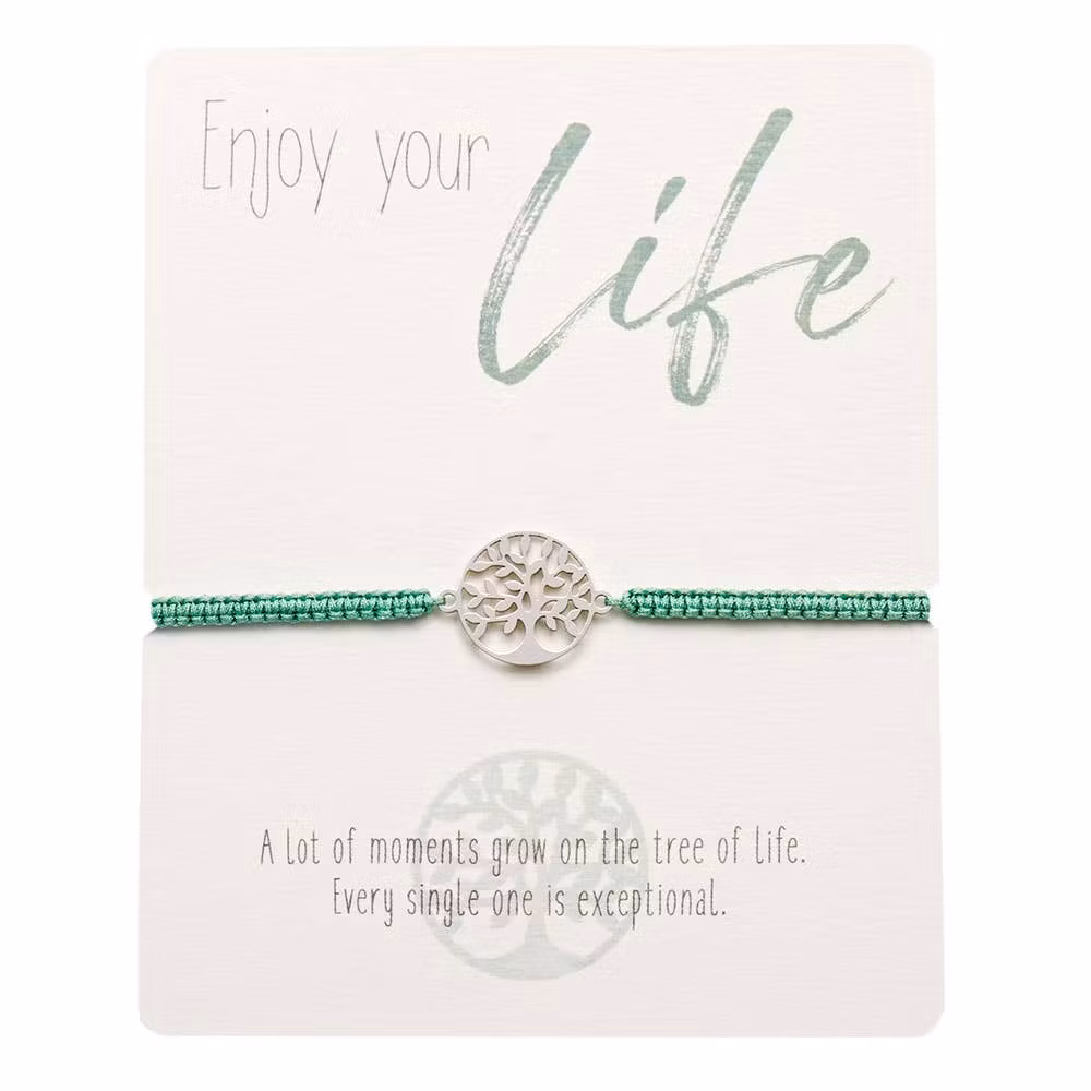 Crystals HCA Jewellery -  Enjoy Bracelet - Tree of Life Green