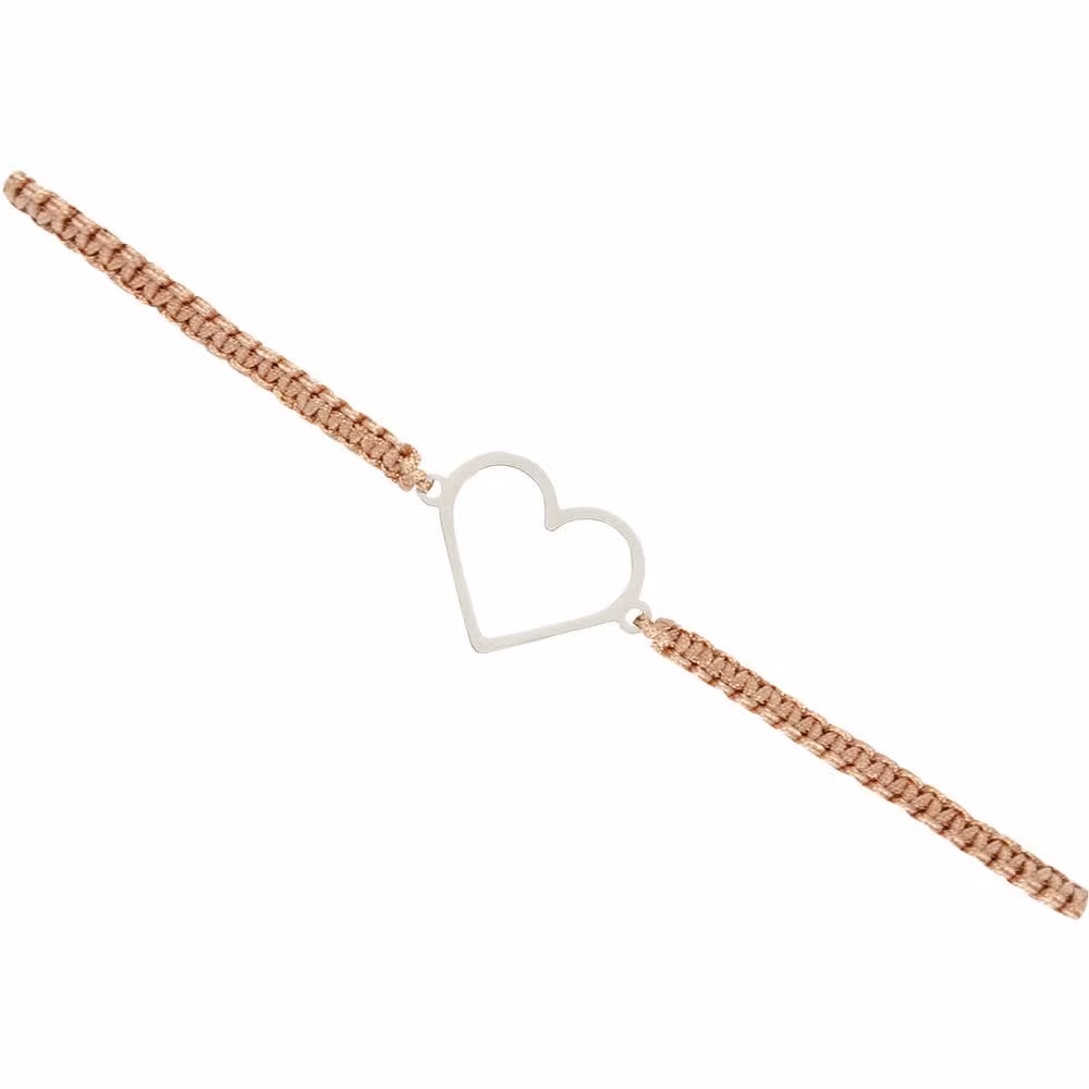Crystals HCA Jewellery -  Enjoy Bracelet - Heart - Brown