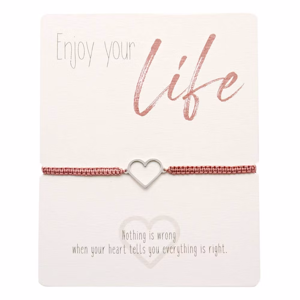 Crystals HCA Jewellery -  Enjoy Bracelet - Pink Heart