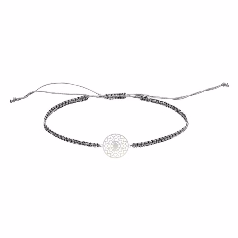 Crystals HCA Jewellery -  Enjoy Bracelet - Mandala of Luck - Grey