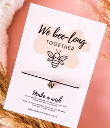Happy Gifting Co - Wish Bracelet - We Bee-Long together
