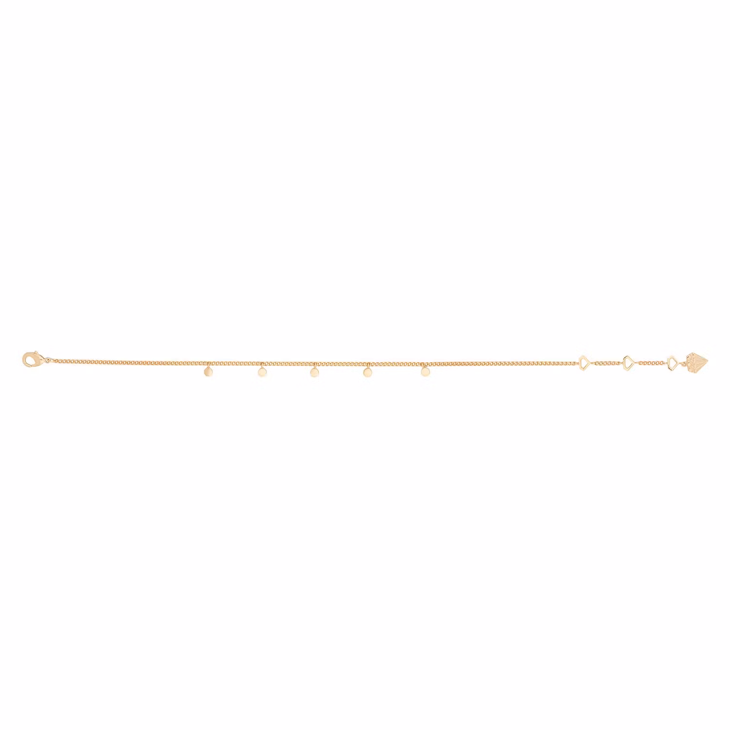 Wanderlust + Co - Belle Gold Curb Chain Bracelet