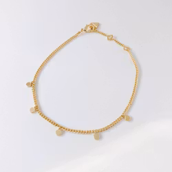 Wanderlust + Co - Belle Gold Curb Chain Bracelet