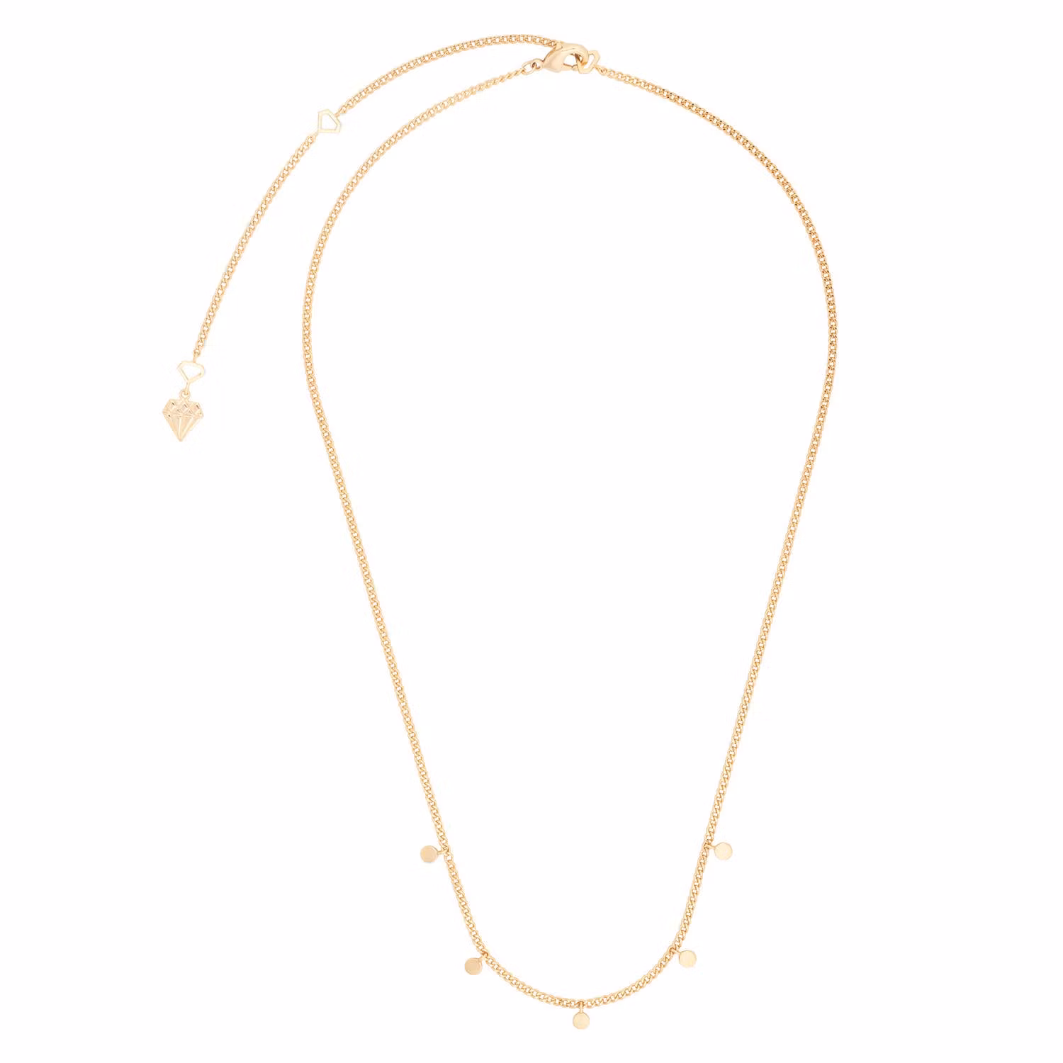 Wanderlust + Co - Belle Gold Curb Chain Necklace