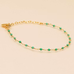 Une a Une - Indian Green Chrysoprase Bracelet