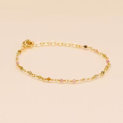 Une a Une - India Faceted Multicolor Bracelet
