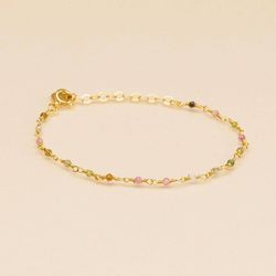 Une a Une - India Faceted Multicolor Bracelet