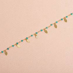 Une a Une - Indian Lagoon Tassel Bracelet