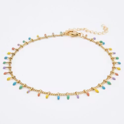 Brenda Grands - Color Leaf Gold Bracelet